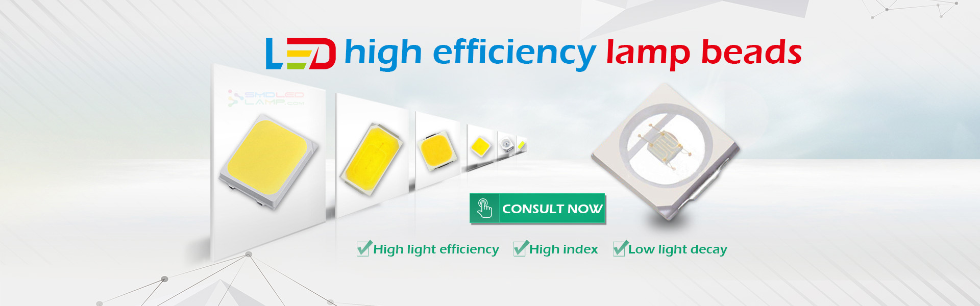 LED high efficiency lamp beads