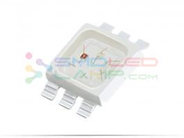 PLCC6 Rgb Smd Led Chip Red / Green / Blue 1.5 Watt 5074 For Car Light