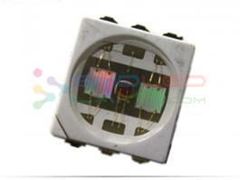 Downlight Smd Rgb Led 5050 MEC Bracket , PLCC6 Rgb Led Diode Full Color