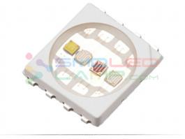 Safe RGBW LED Chip Launched EMC Substrate Surface Mounted -20 To 85 °C Operating Temp