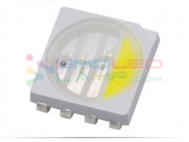 Cool White 10000K Rgbw Smd Led , 5050 Rgbw Led With 4 Chips 8 Pin Indicator Led