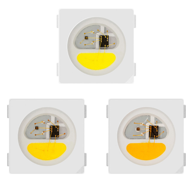 LED Matrix And Strip Smart Embedded Led Chip IC Inside Full Color