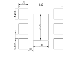 3 W High Power 6 Pin Rgb Led Chip 900 - 1050 MA Current LED For Stage Lighting