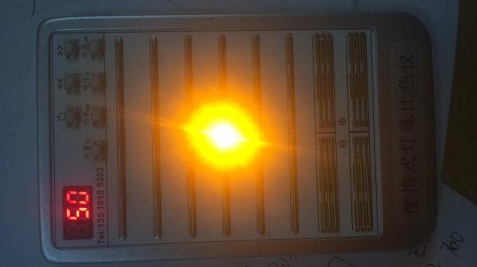 Yellow Orange 3014 SMD LED 585nm / 590nm / 595nm For Led Car Turn Signal