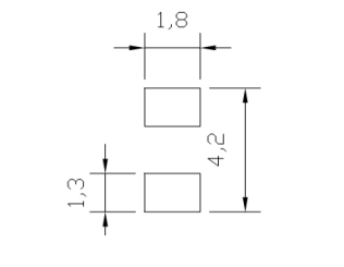 20 MA Current Led Chip Light 620 Nm / 640 Nm / 660 Nm Low Consumption