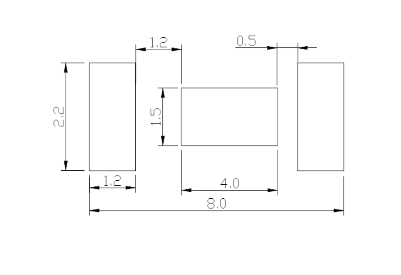 High Voltage SMD 7030 LED , Led Smd 7030  450 - 460 Nm Light Sanan Chip