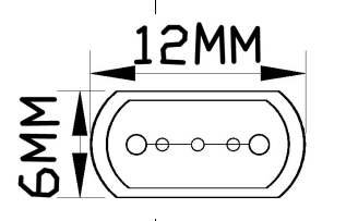 1.5 W 9v Led Light Emitting Diode T6*12 MM 10000 - 15000 K Color Temperature